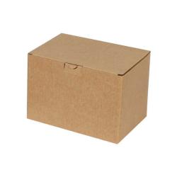 25x17x17 cm Seperatörlü Bardak Kutusu - Kraft - 6 Gözlü