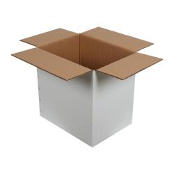 40x30x40 cm Çift Oluklu Beyaz Koli