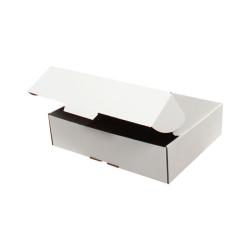 40x30x10 cm Hazır Kilitli Kutu Beyaz