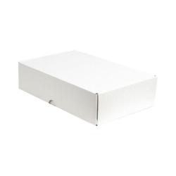 35,5x35,5x10 cm Beyaz Karton Kutu Kilitli
